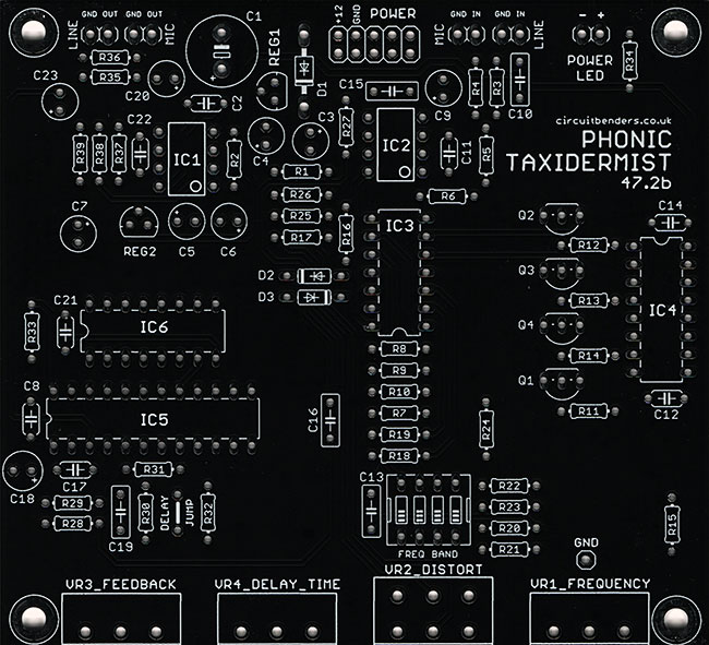 Circuitbenders - Phonic Taxidermist 47.2b - Maplin Voice Vandal clone